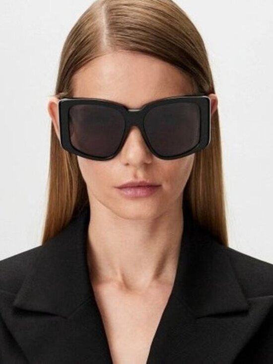 Max Mara GLIMPSE6 MM0098 60Z Butterfly Sunglasses - Beige / Violet main image 5